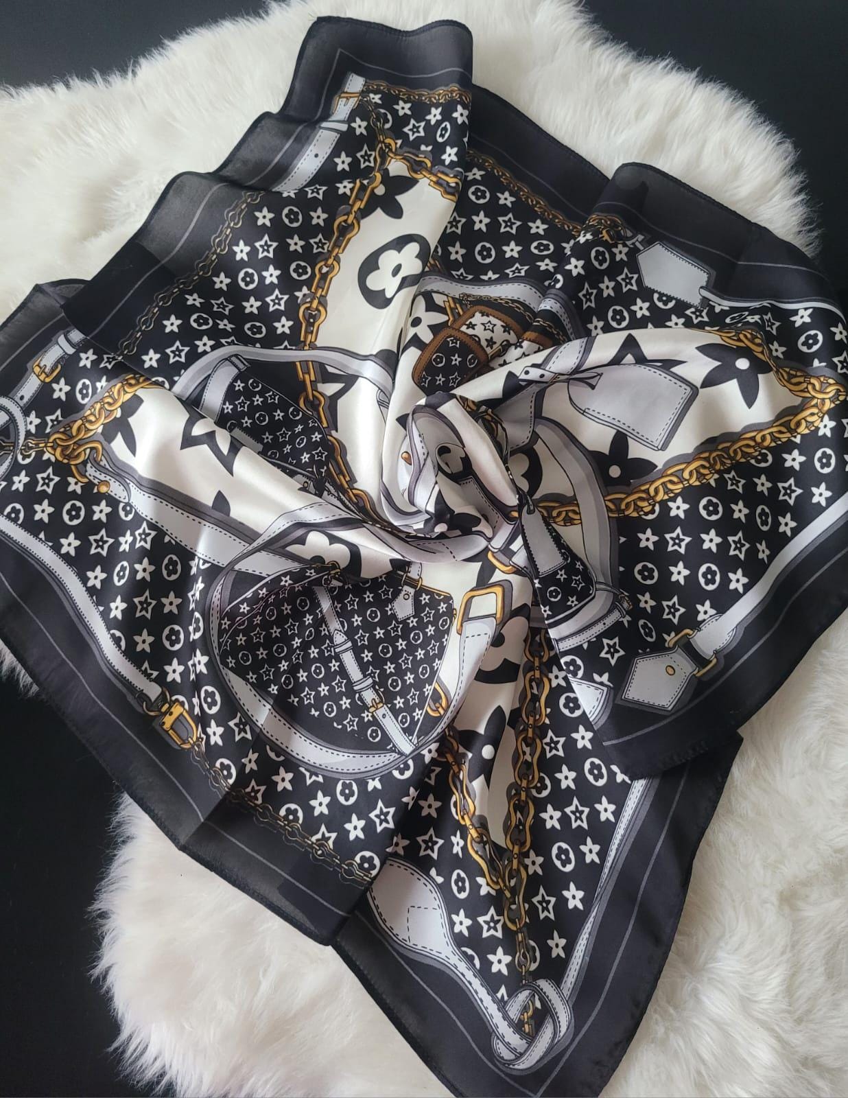 Louis Vuitton Vintage Scarf - Etsy