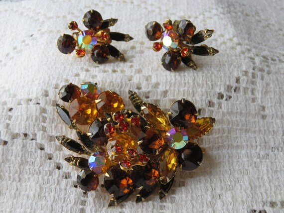 BeauJewel Atomic, Shooting Star Brooch, Earrings