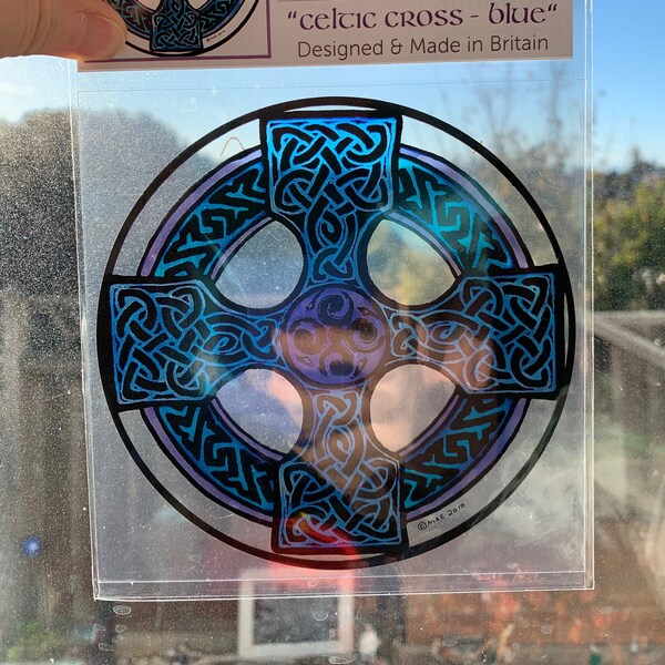 Celtic Stained Glass Window Art (Ireland Scotland England)