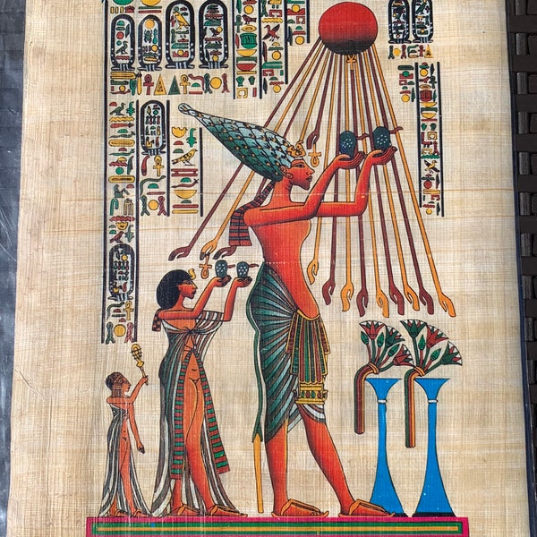 Egyptian Deities Papyrus Pictures (Egypt Pharaoh Isis Osiris Anubis Horus)