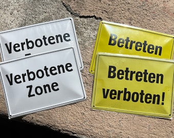 German Phrases Signs (Germany Deutschland)