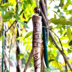 Elder Futhark Antler Amulet (Norse Heathen Asatru Runes Germanic)