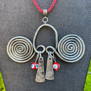 Double Spiral Bronze Age Amulets (Hallstatt Mediterranean Celtic Tumulus)