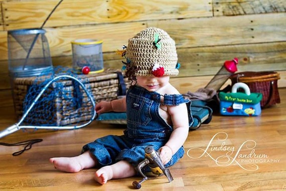 Fishing Hat Crochet Boy or Girl 