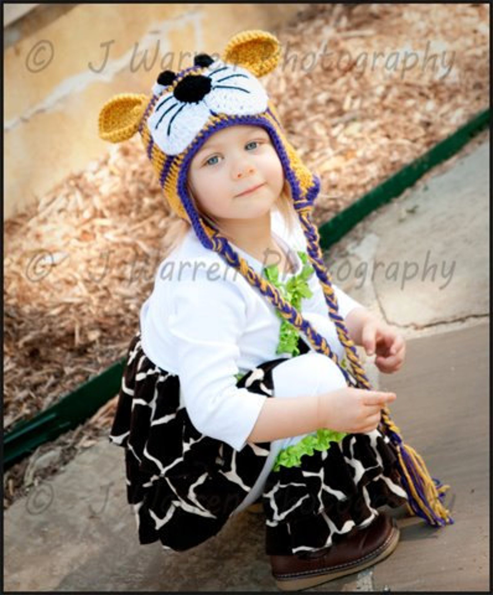 LSU Tiger Hat, Baby Tiger Hat, Baby Boy LSU Tiger Hat, Baby Girl LSU