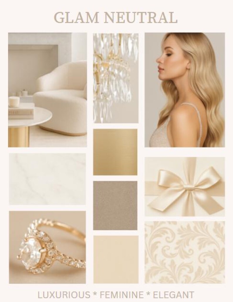 Room Mood Board Template | Editable Canva Design for Interior Styling ...