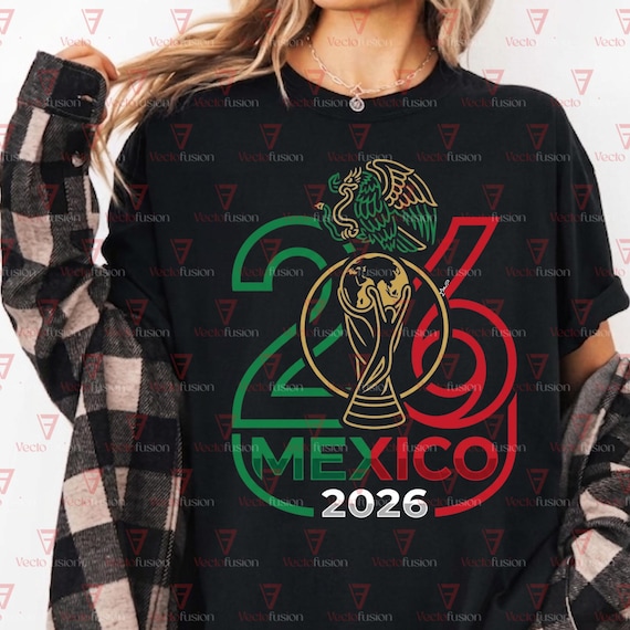 Mexico 2026 World Cup PNG | Mexican Soccer Shirt Design | Football Fan Graphic