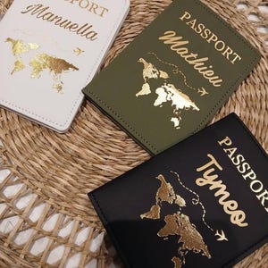 Protège passeport personnalisé