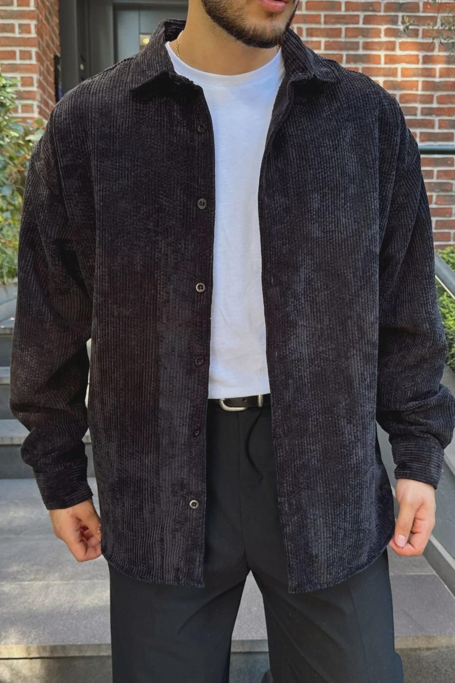 Corduroy boyfriend oversize Jacket
