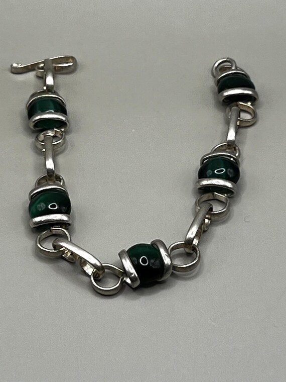 Artisan Alpaca Silver Bead Bracelet: Handcrafted … - image 9