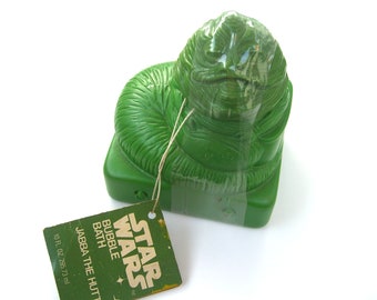 Star Wars Bubble Bath NIP Jabba The Hutt, 1983 Return of the Jedi, Sealed / Full, Excellent Condition