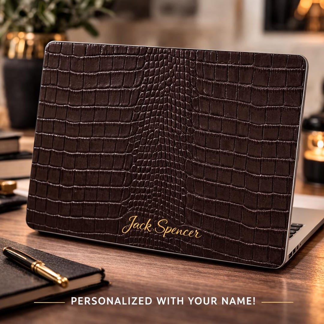 Personalized Crocodile Animal Print MacBook Case Laptop Cover Stylish ...