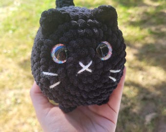 Op maat gemaakte kat gehaakt brood, kawaii poesje, amigurumi