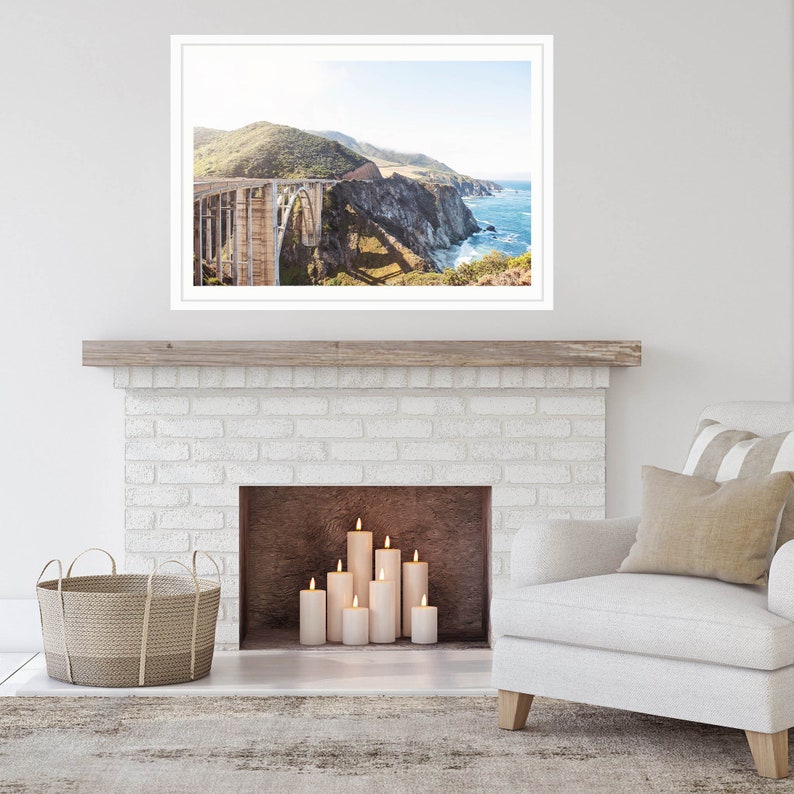 California Wall Art Bixby Bridge Big Sur California Print - Etsy