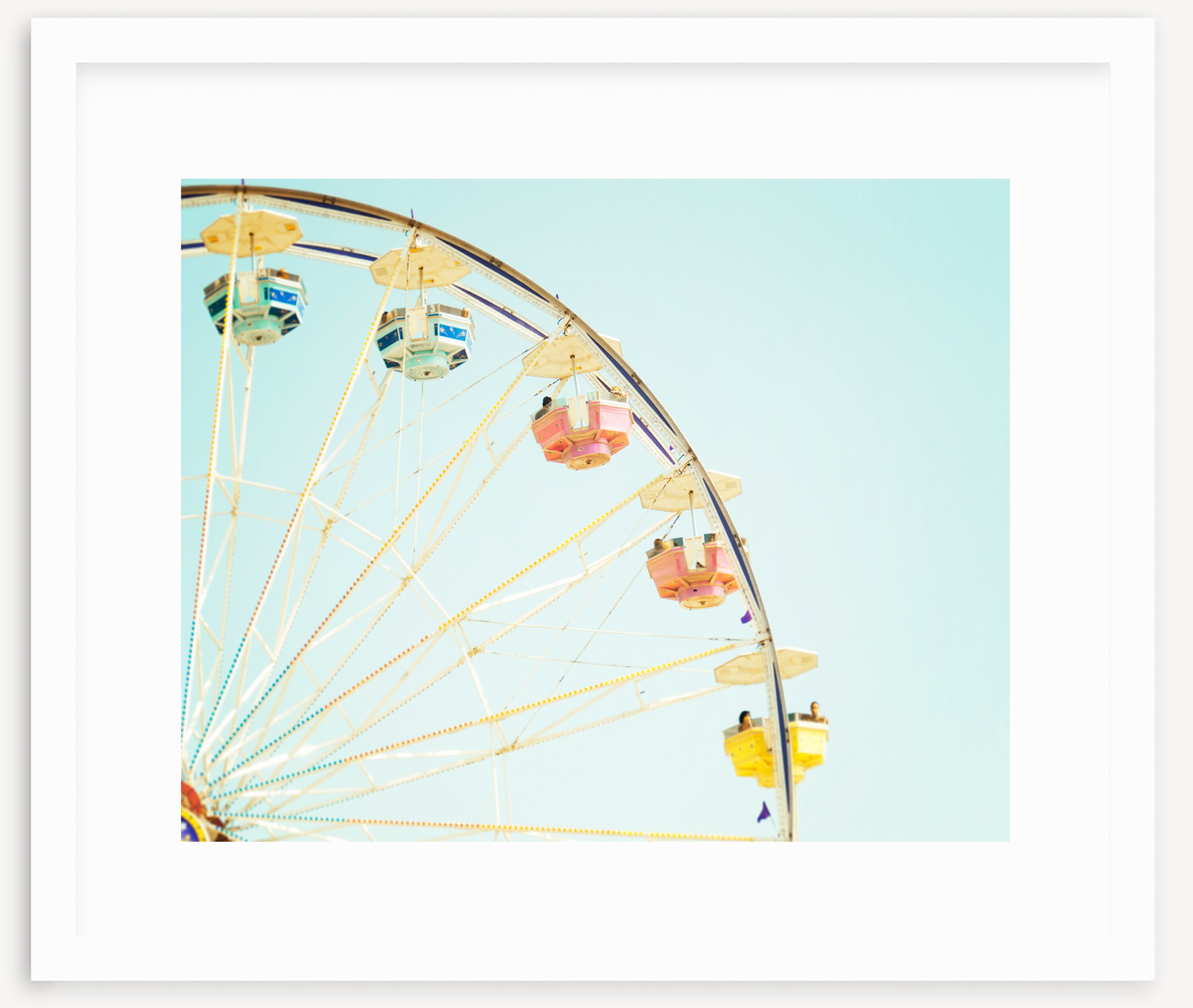 Arte de la pared pastel impresión de noria impresión - Etsy España