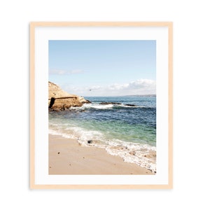 La Jolla Cove, San Diego Beach Art, Coastal Living, Beach Print California Coast, Large Coastal Print, La Jolla Beach Print, Turquoise Sea
