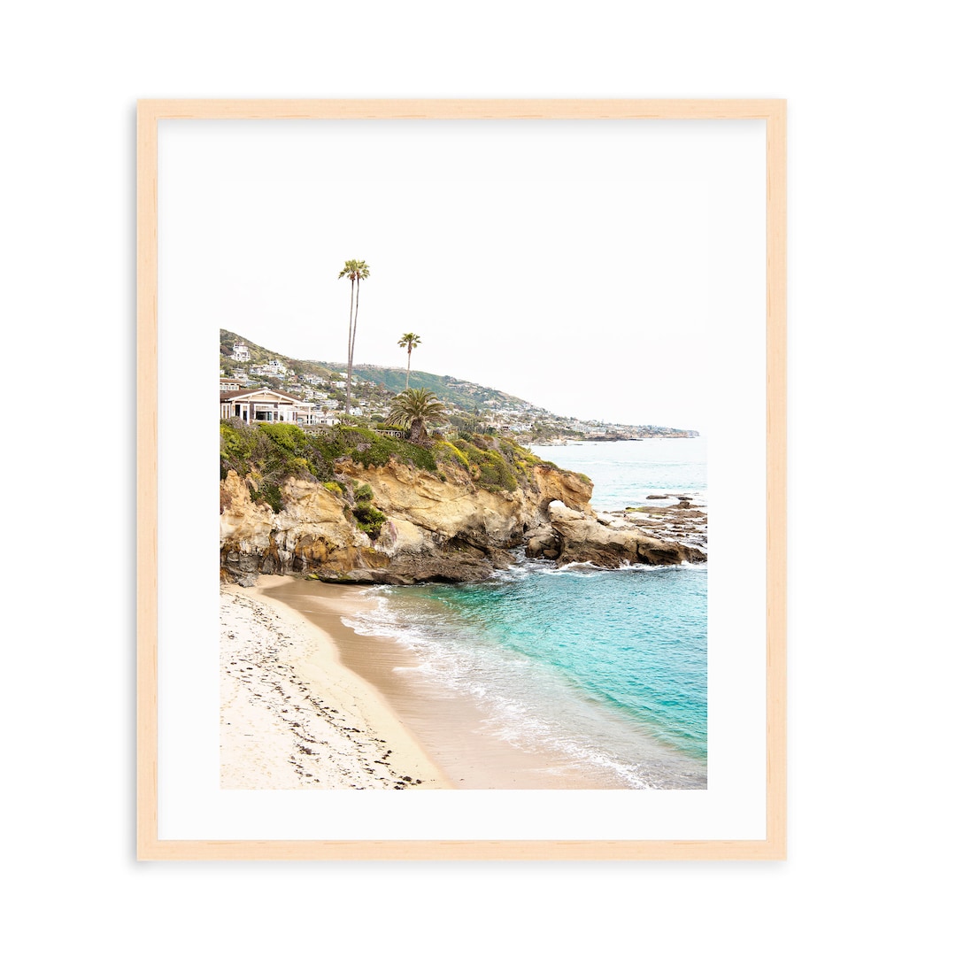Laguna Beach Print Monarch Beach Coastal Wall Art Beach Etsy
