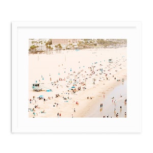 Santa Monica Beach Art, California Beach Print, Coastal California, Coastal Wall Art, Coastal Living, Los Angeles, Beach Wall Art,