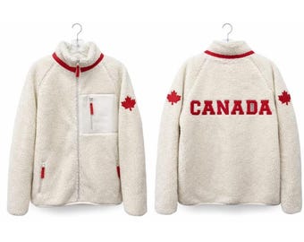 Handmade inspired Shane Hollander Heated Rivalry Sherpa Jacket: Unisex Canada Winter Coat