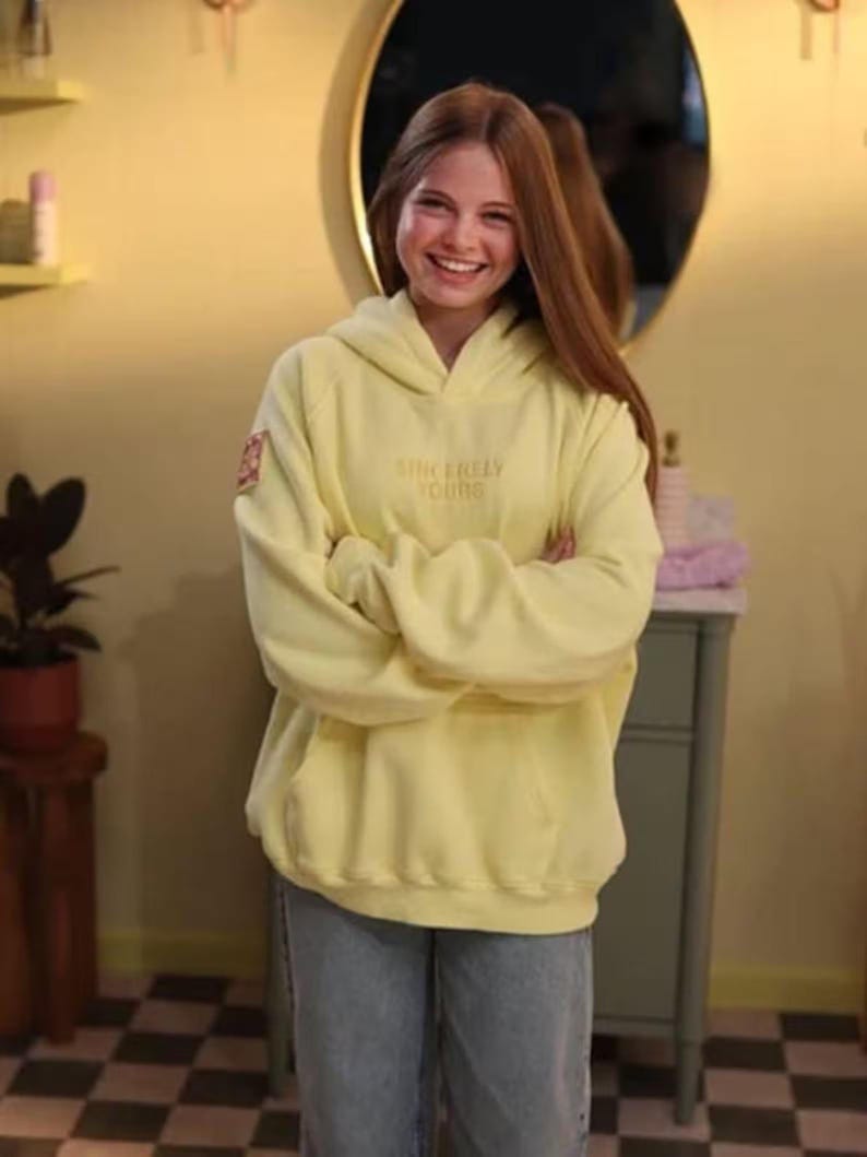 Sincerely Yours Hoodie Unisex Oversized Pullover Trendy Streetwear Sweatshirt salish matter mom, salish matter birthday, salish matter makeup, salish matter girl, salish matter gift