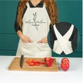 Japanese Crossback Apron: Cotton Pinafore with No-Tie Design for Kitchen or Garden product logo