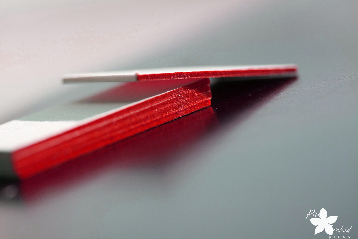 Edge Painting letterpress wedding invitation or business Etsy