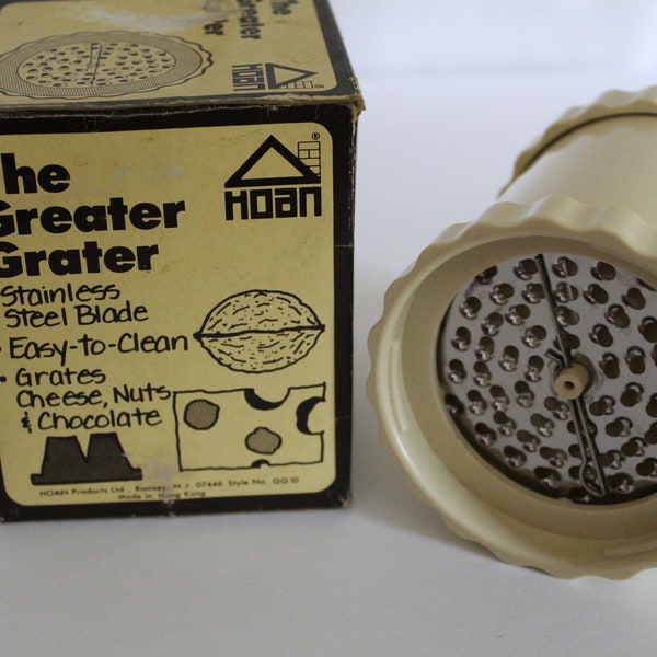 Vintage Hoan The Greater Grater in Original Box