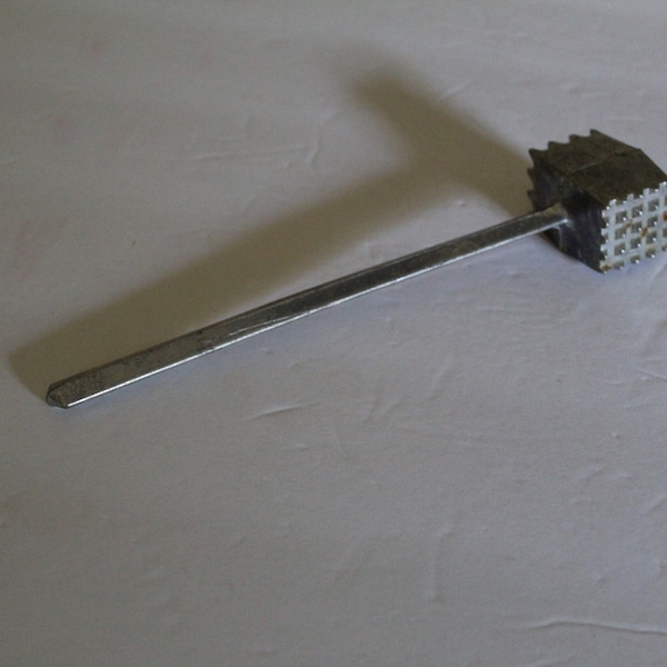 Vintage Cast Aluminum Mallet, Hammer, Tenderizer, Crusher Utensil, Kitchen Aid, Cooking Aid