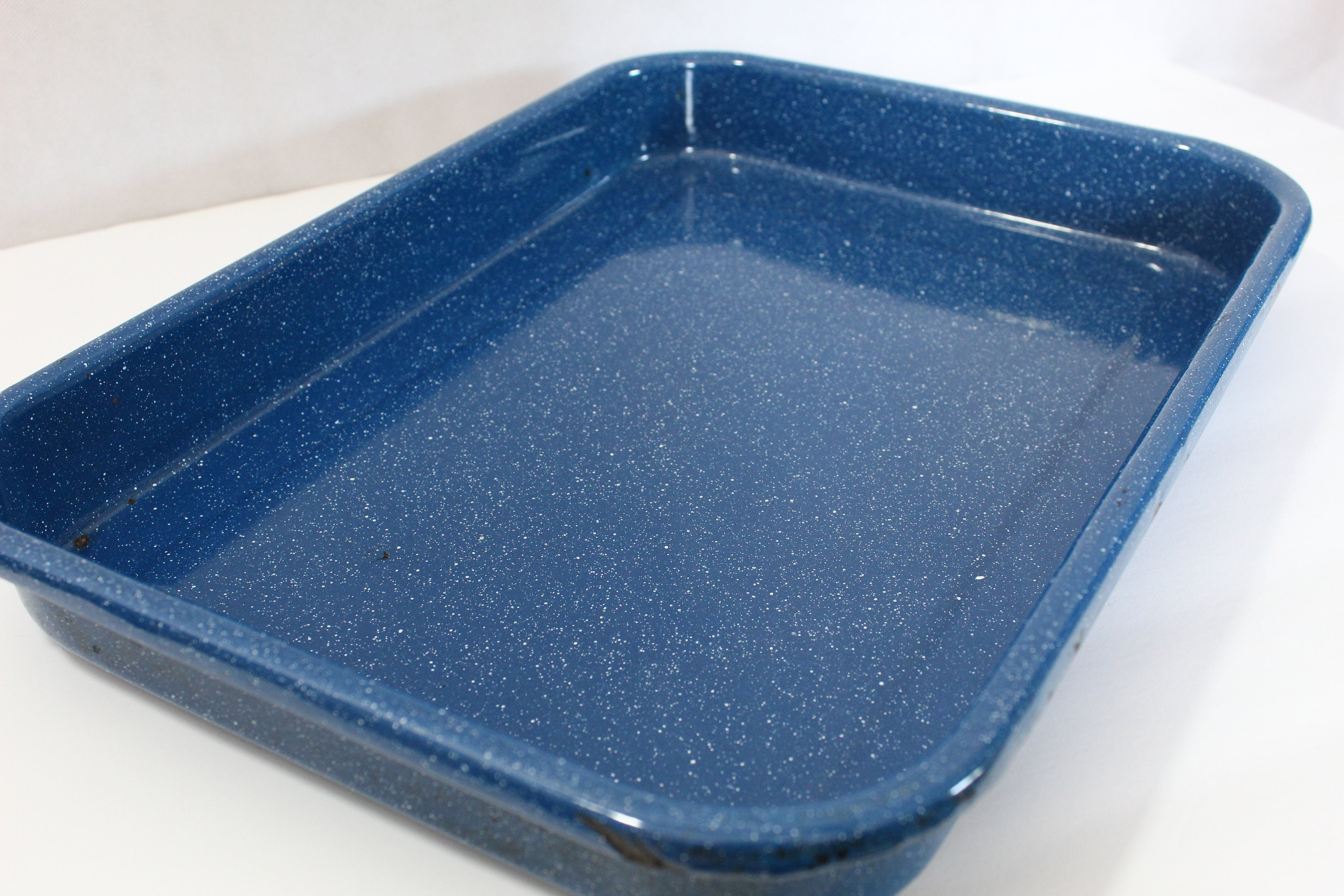 Speckled Enamelware Lasagna Baking Pan 12X16 Chippy Kitchen