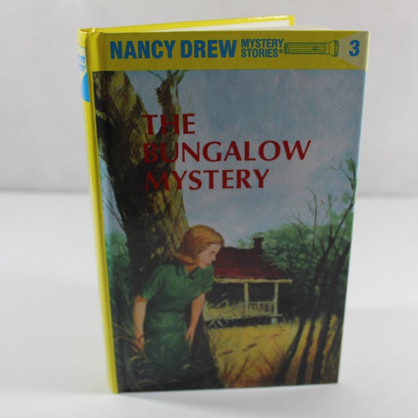 1988 The Bungalow Mystery by Carolyn Keene, Nancy Drew Mystery Stories #3 Hardcover Book
