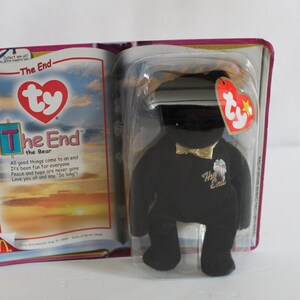The End the Bear Retired TY Teenie Beanie, 2000 McDonald TY Teenie Beanie Babies, Number 11 The End Babie