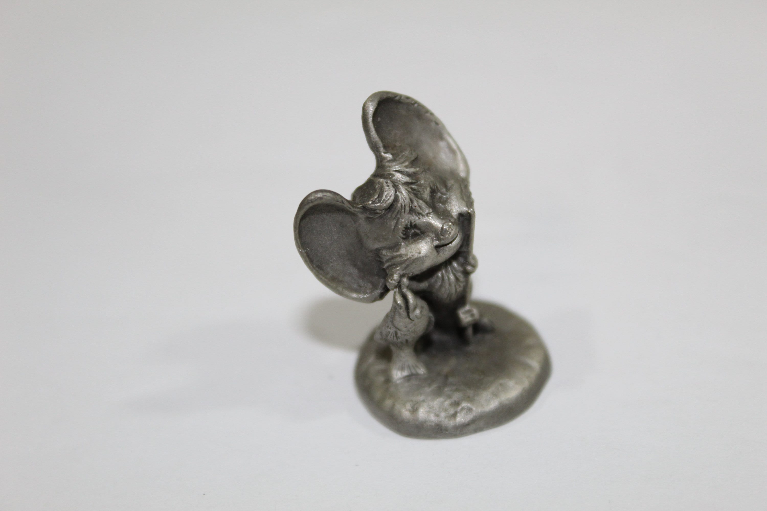 Pewter Mouse Figurine 1983 Hallmark Cards Little Gallery Etsy