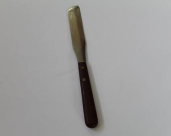 Vintage Rostfrei German Cheese Knife Butter Spreader Rosewood Handle