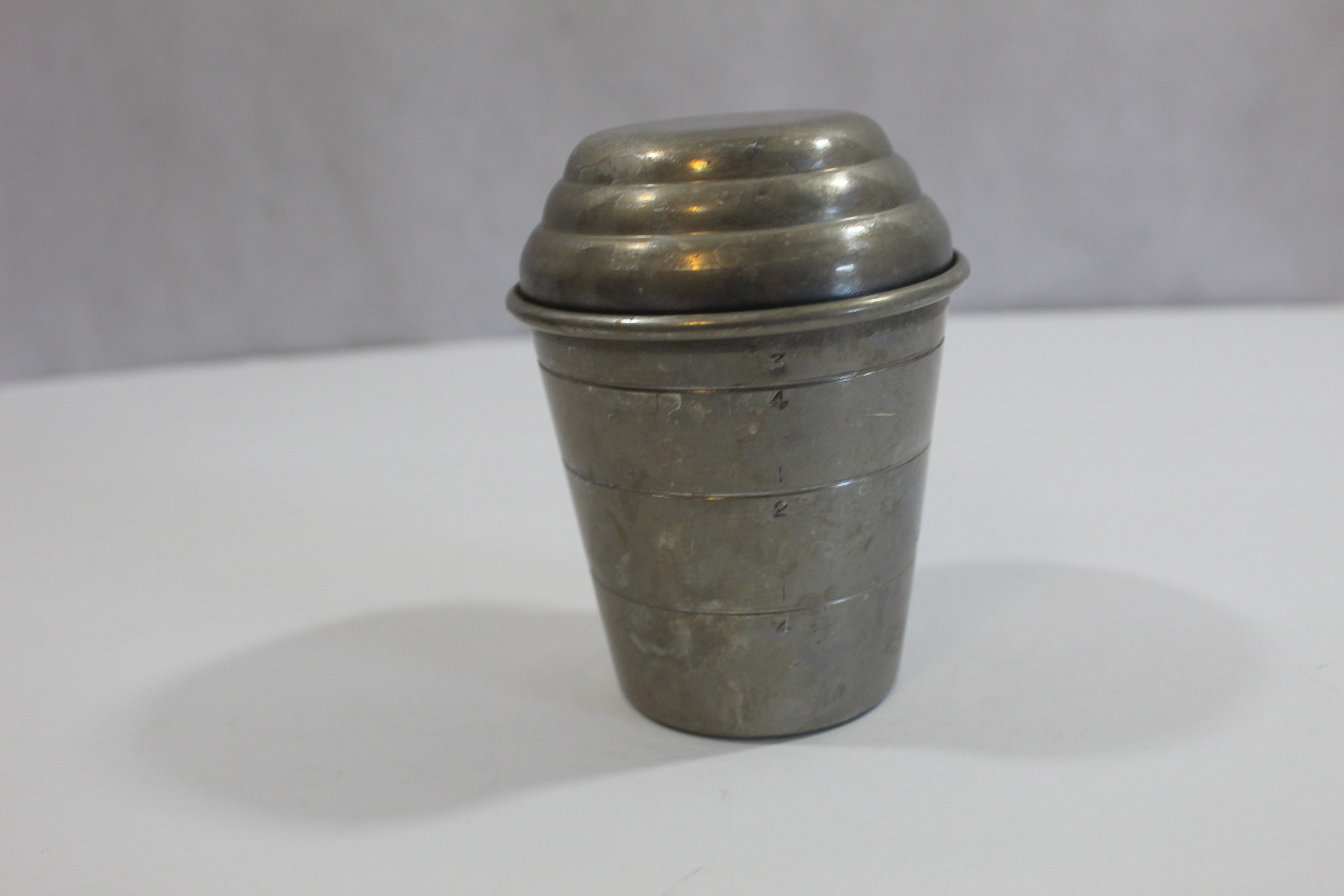 Vintage Mirro Aluminum Mighty Mixette, 1 Cup Gravy Shaker 2623M