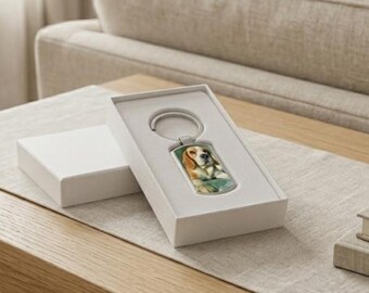 Personalised Photo Keyring | Custom Metal Picture Keychain | Picture Keyholder Gift
