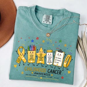 Childhood Cancer Awareness Doodle PNG: Gold Ribbon Pediatric Cancer Awareness Childhood Cancer Support Warrior PNG (Digital Download) image 4