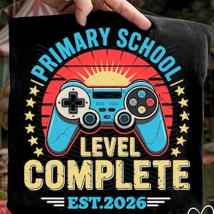 小学校レベル完成予定 2026 PNG: ゲーマー卒業 2026 学校卒業生 png ビデオゲームアート (デジタルダウンロード)