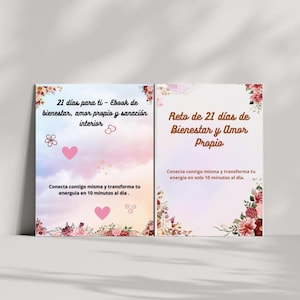 Reto de 21 días de bienestar y amor propio | Diario de crecimiento personal para mujeres | Autocuidado y motivación