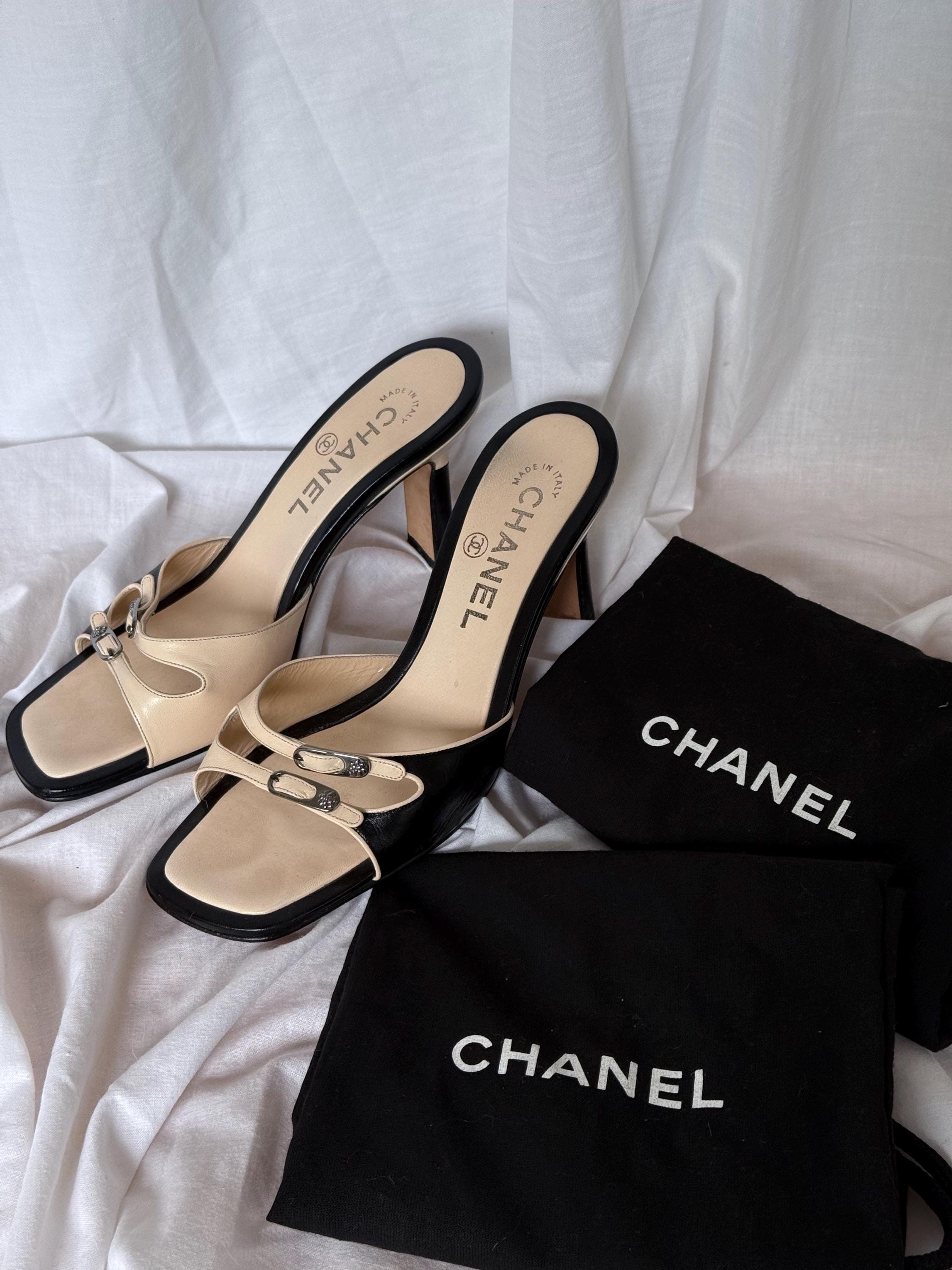 Chanel Camellia Sandals - Etsy