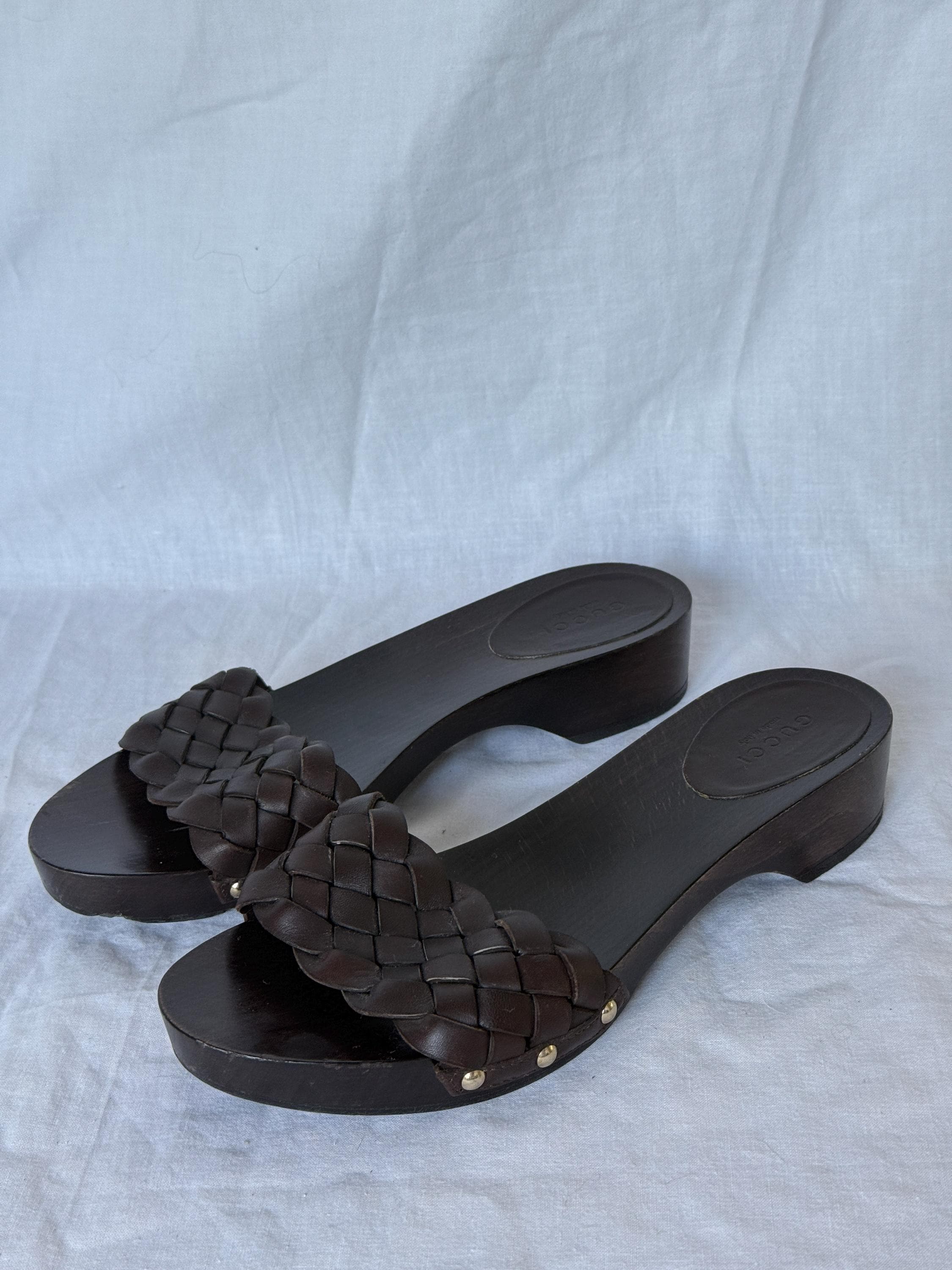Vintage Gucci Mule Heels - Etsy