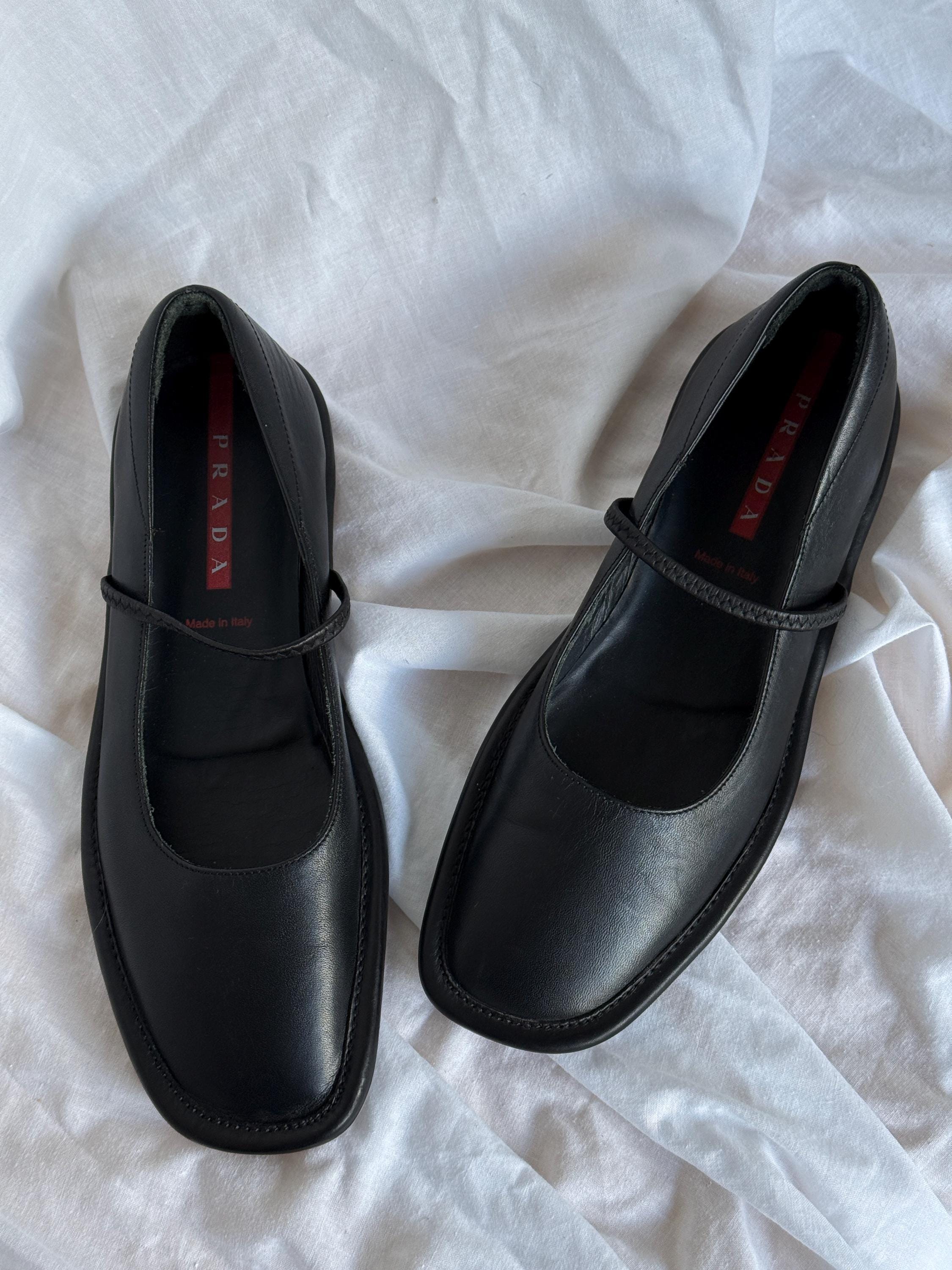 Prada Mary Janes - Etsy