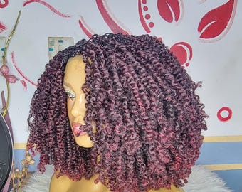 spring twists wig, Braided wig,ombre wigs passion twists wig faux locs wig goddess locs wig Senegalese  twists wig lace wig,passion twists
