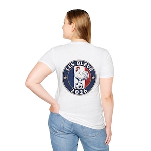 Partido de la Copa Mundial 2026 - Camiseta con escudo del gallo de Francia / Allez Les Bleus Soccer France imagen 9
