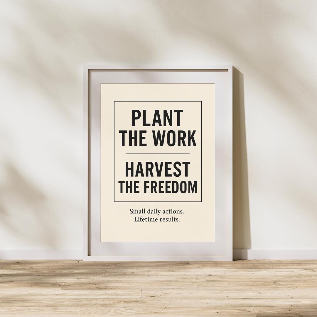 Motivational Quote Poster – Minimalist Office Wall Art (digital or ...