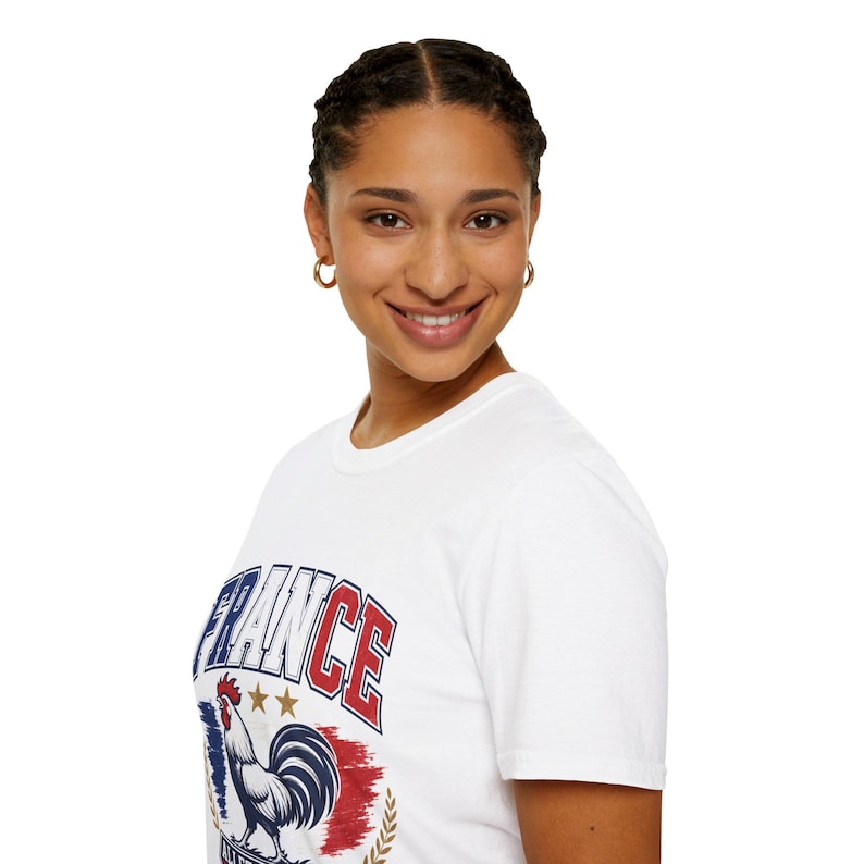Partido de la Copa Mundial 2026 - Camiseta con escudo del gallo de Francia / Allez Les Bleus Soccer France imagen 10