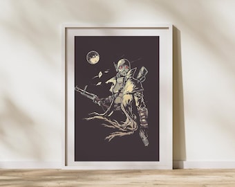 Fallout Poster: Retro Sci-Fi Gamer Room Decor