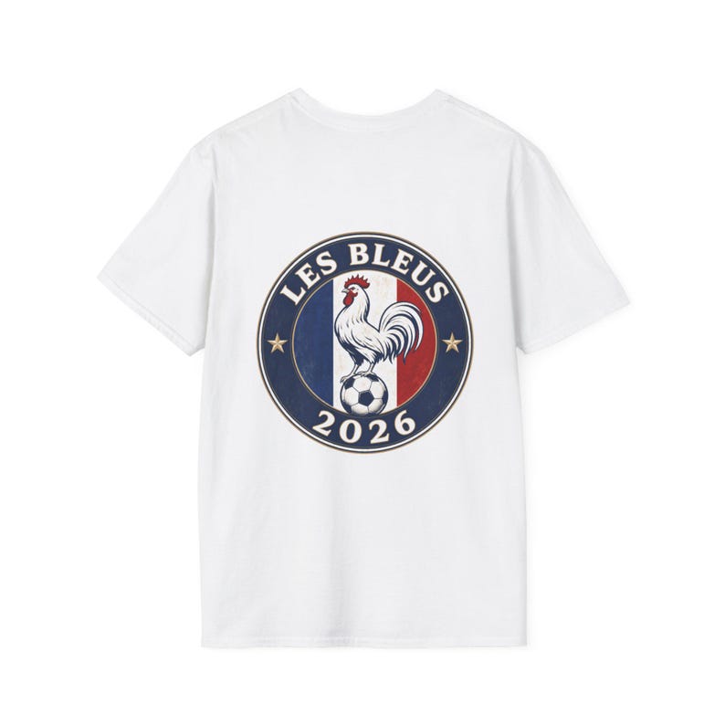 Partido de la Copa Mundial 2026 - Camiseta con escudo del gallo de Francia / Allez Les Bleus Soccer France imagen 7