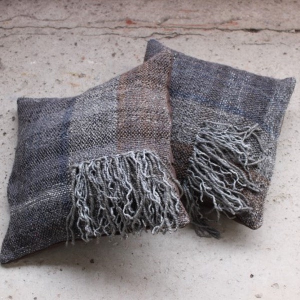 Handwoven Pillow Etsy