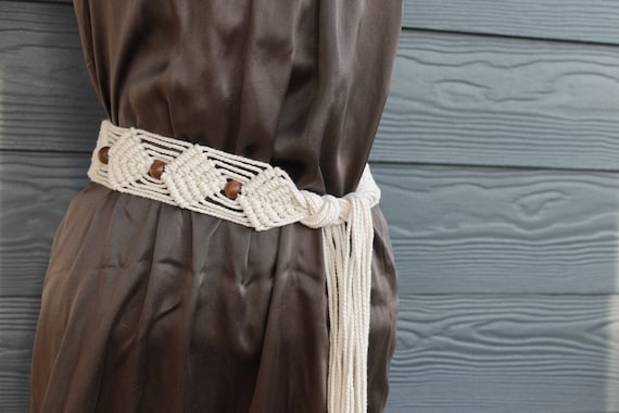 Macrame Belt, Woven Belt, Hippie Belt, Ethnic, Belly Dancing  display picture 3
