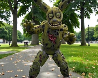 Costume de lapin cosplay printemps Bonnie FNAF